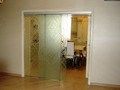 Стеклянная раздвижная дверь с рисунком (230 х 180 см)