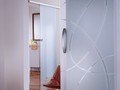Матовая раздвижная дверь из стекла (2300 x 1100 мм)
