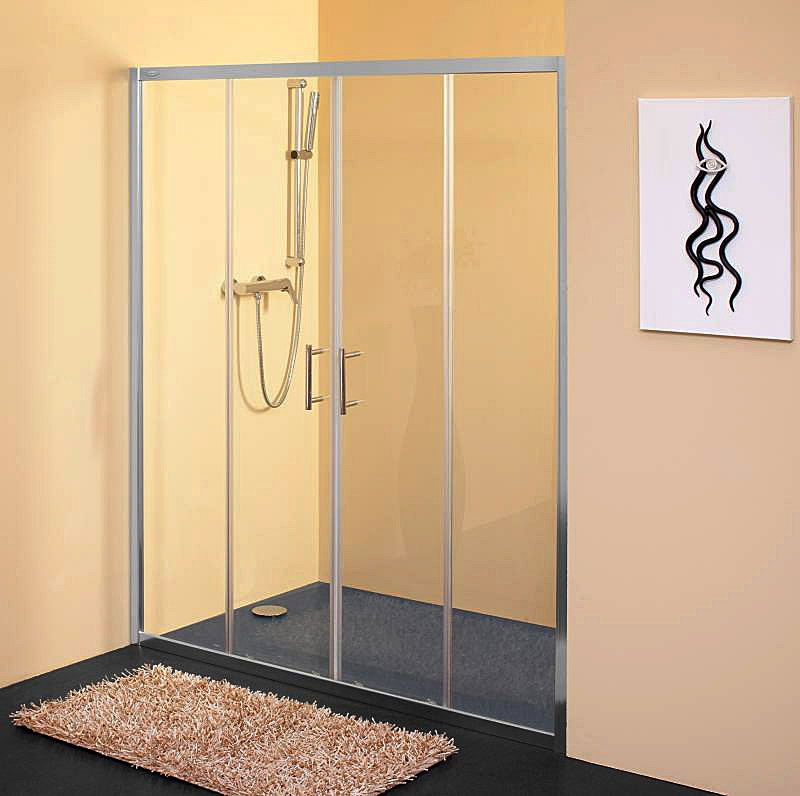 Стеклянную дверь для душевой (200 х 180 см)  | Компания «Зерцало»